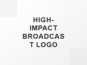 High Impact Broadcast Logo Typography Styles